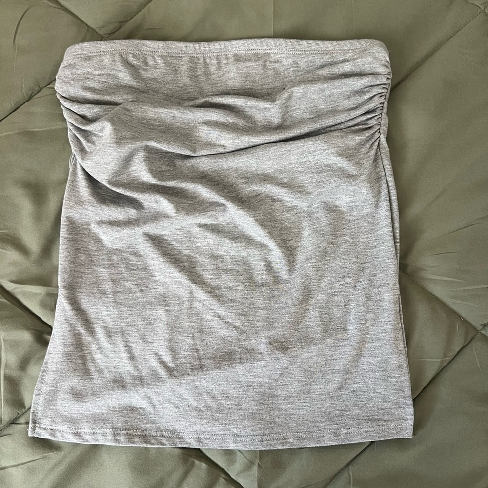 Gray Women's Tube Top